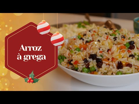 Arroz à grega - fácil, prático e bonito para sua Ceia - Especial de Natal do Cooky #004