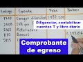 Contabilizar y Diligenciar un COMPROBANTE de EGRESO