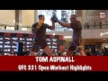 UFC 321: Tom Aspinall Open Workout Highlights