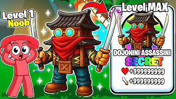 Starting Over as a NOOB with ADMIN SECRET Dojonini Assassini In Roblox Brainrot Evolution