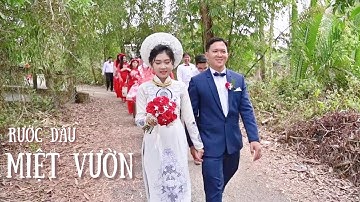 Đám Cưới Rước Dâu Miệt Vườn Thơ Mộng Tuyệt Đẹp, Cô Dâu Xinh Như Mộng, Ai Cũng Đẹp Trai Đẹp Gái Hết À