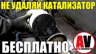 НЕ УДАЛЯЙ КАТАЛИЗАТОР - БЕСПЛАТНО!