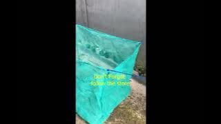 Keramba Waring Ikan kassa hijau ukuran 1mx1mx1m