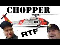 YXZNRC F09-S 2.4Ghz 6 Axis Gyro Brushless coast guard uh60 rescue helicopter with GPS &amp; FPV Unboxing