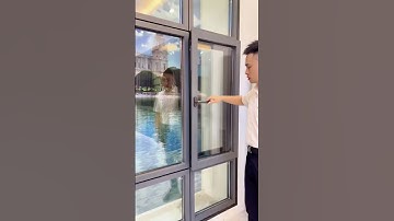 Can be opened horizontally without taking up space#sildingwindows #doorsandwindows