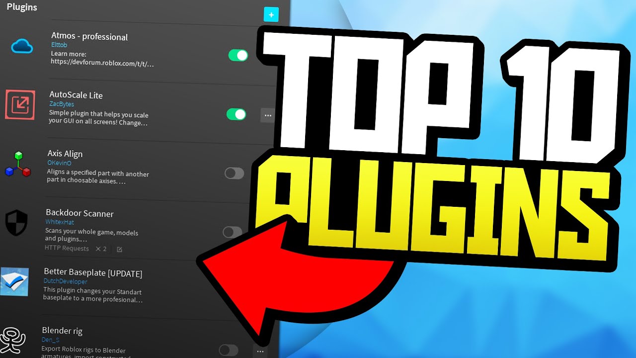 The BEST PLUGINS for Roblox Studio