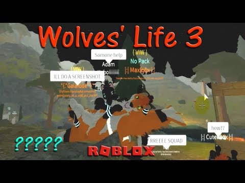 Roblox Wolves Life 3 2 Hd - how to run in roblox wolves life 3