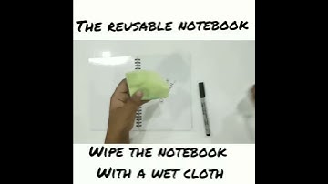 Eco-Friendly Reusable Notebook by Bhasadh