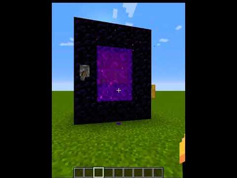 Automatic Nether portal (Minecraft) #shorts