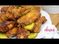 Spicy Honey Chicken Wings W/ Bread & Butter Pickles