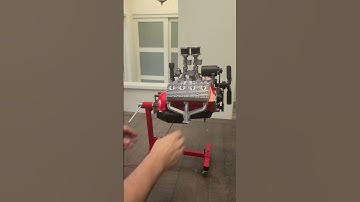 Working 3D Printed Ford Flathead V8 Engine
