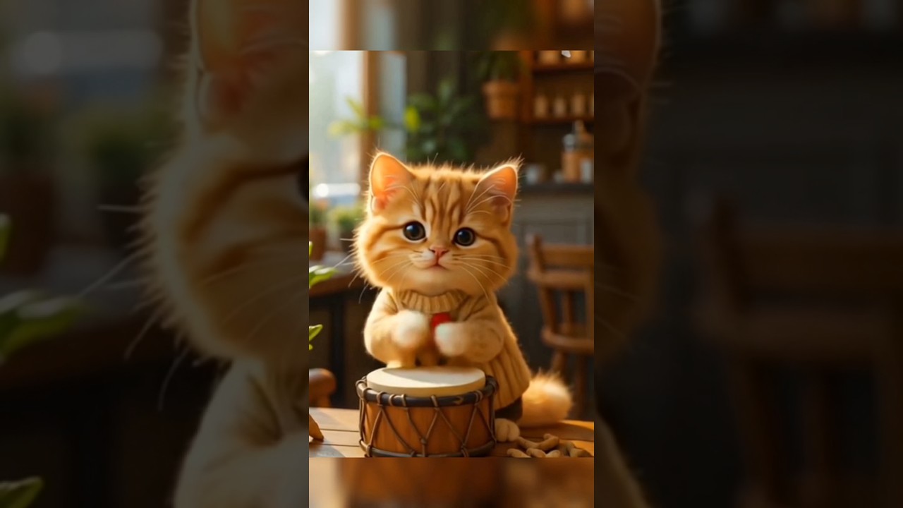 Kitty Sync: AI Cats Cute Dance! 😻✨