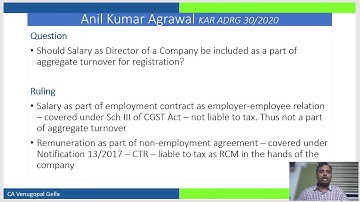 Explained GST (RCM) Applicability on Director Remuneration - Tutorial