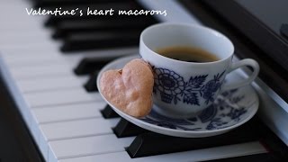Valentine´s heart macarons  | Valentýnské makronky