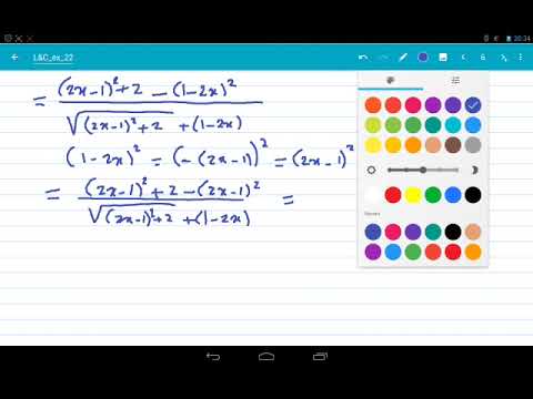 النهايات والاستمرار تمرينات الوحدة التمرين 22 بكالوريا سوريا
