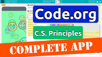 Code.org Lesson 8 Loops Lock Screen Maker App | Tutorial with Answers | Unit 6 CS Principles