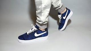 nike air force 1 flyknit 2.0 navy