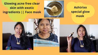 The Tribe Concepts Face Glow Mask & 24K Kumkumadi Thailam/Oil Demo & Review | 100% Natural Skincare