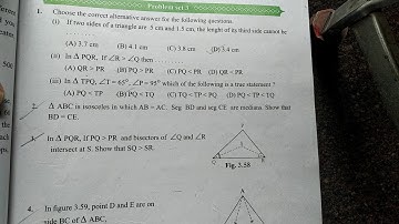 problem Set 3, Triangles, standard 9 by math my life Devyani