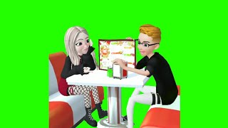 green screen animasi romantis 2021