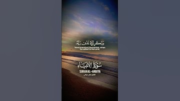 سورة الأنبياء #المغرب #القرآن_الكريم #المصحف #دويتو #لايك