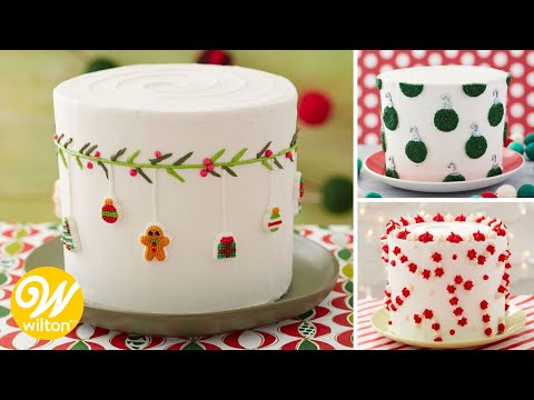 3 Amazingly Easy Christmas Cake Ideas  Wilton