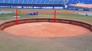 How will baseball field be converted for softball at Tokyo 2020 Olympics?