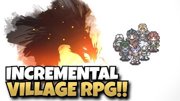 This Incremental Loot Focused Village Sim is Highly Addictive! | Dragon Cliff