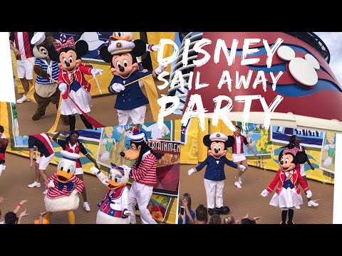 Sail Away Deck Party - Disney Cruise Line - Disney Dream - October 2017