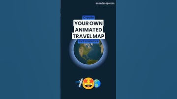 How to create your own travel map animation