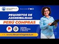 Requisitos de Admisibilidad - Perú Compras