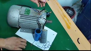 Hướng dẫn đấu nối và đảo chiều quay mô tơ 1 pha 2 tụ | reversing motor 1 phase 2 capacitor