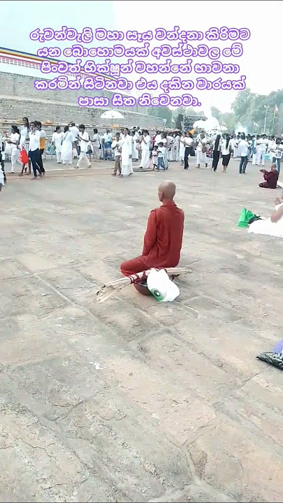 මොකක්දමේ සරල භාන්ඩය හාමුදුරුවන්ගේ🤔😲🙏 ruwanweli maha saya amazing 😲🙏#ruwanweliseya #travel #buddha