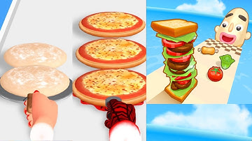 I Want Pizza vs Sandwich Runner - MAX LEVEL Gameplay Walkthrough (Android,iOS)  NEW UPDATE
