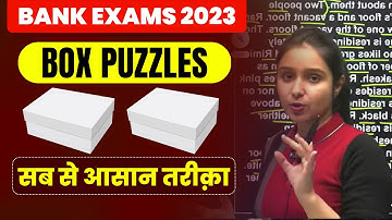 Box Puzzles | Bank Exam Special | Reasoning | Parul Gera | Puzzle Pro