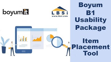Boyum B1 Usability Package - Item Placement Tool Part 2