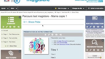 Concepteurs : déplacer un bloc sur m@gistère