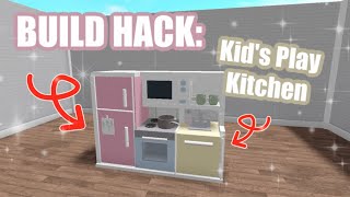 Kid's Play Kitchen BUILD HACK | BLOXBURG ROBLOX