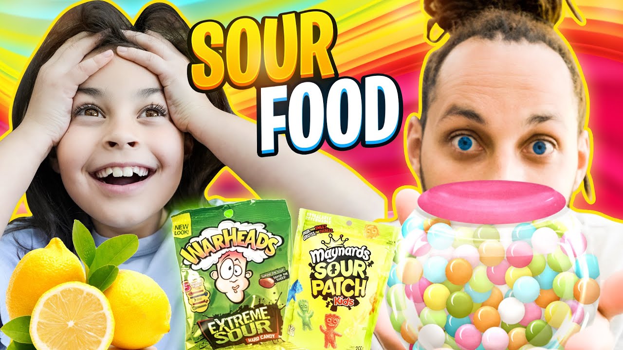 Eating the WORLD’S SOUREST CANDY Challenge! **DAD VS DAUGHTER** YouTube