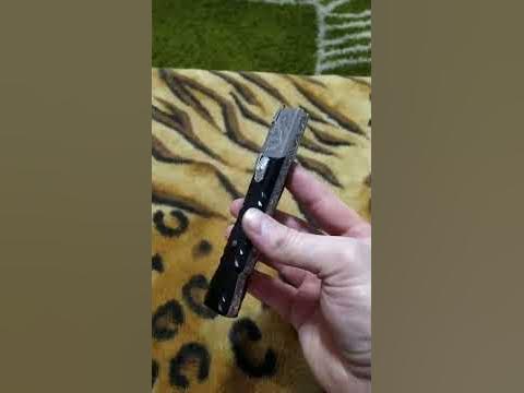 выкидной нож стилет большой размер - YouTube