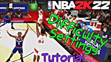 How To Change Difficulty In NBA 2K22 Mycareer