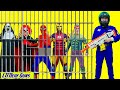 LTT Nerf Guns: Police X-Shot Nerf Guns Fight Against Criminal Superheroes & Valak Escape From Prison