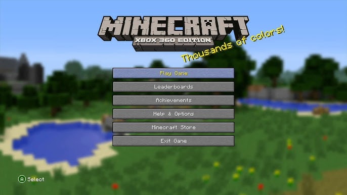 Minecraft - Gameplay no Xbox 360 
