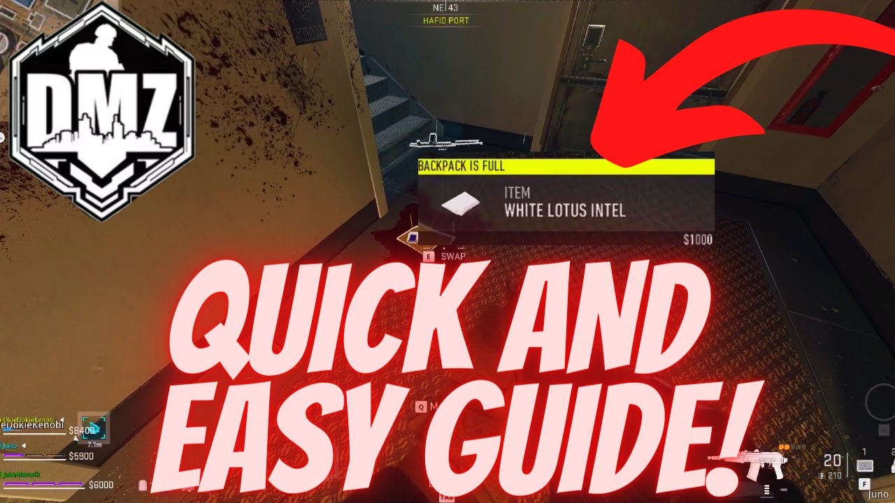 How To Acquire STRONGHOLD KEYCARD & Extract WHITE LOTUS INTEL! (MW2 DMZ