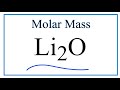 Molar Mass and Atomic Mass Concepts
