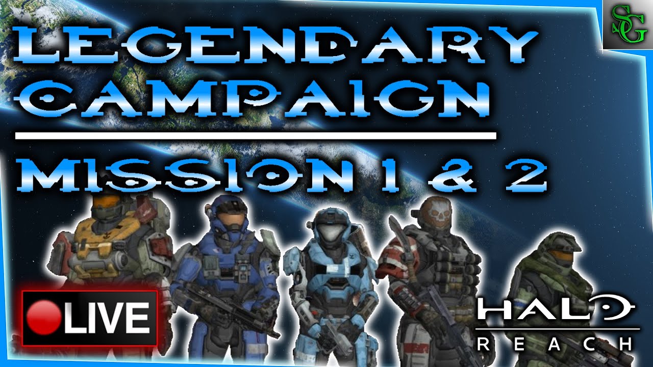 Halo MCC - Reach Legendary Campaign w/ Timid, Spoky & Lady - Noble ...