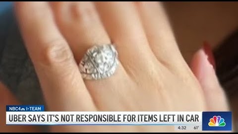 Left behind something in an Uber? Here