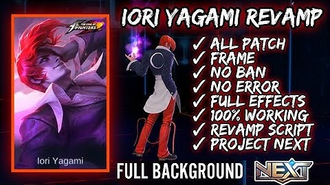 ▶️ CHOU KOF SKIN SCRIPT | FULL EFFECTS NO ERROR | ALL PATCH NO BAN | PROJEXT NEXT