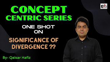 Physical Significance of Divergence | 100% concept understanding by Qaisar hafiz Sir | Mathematics