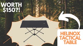 Helinox Tactical Table  Set Up and Review (Is it worth $150?!?!)